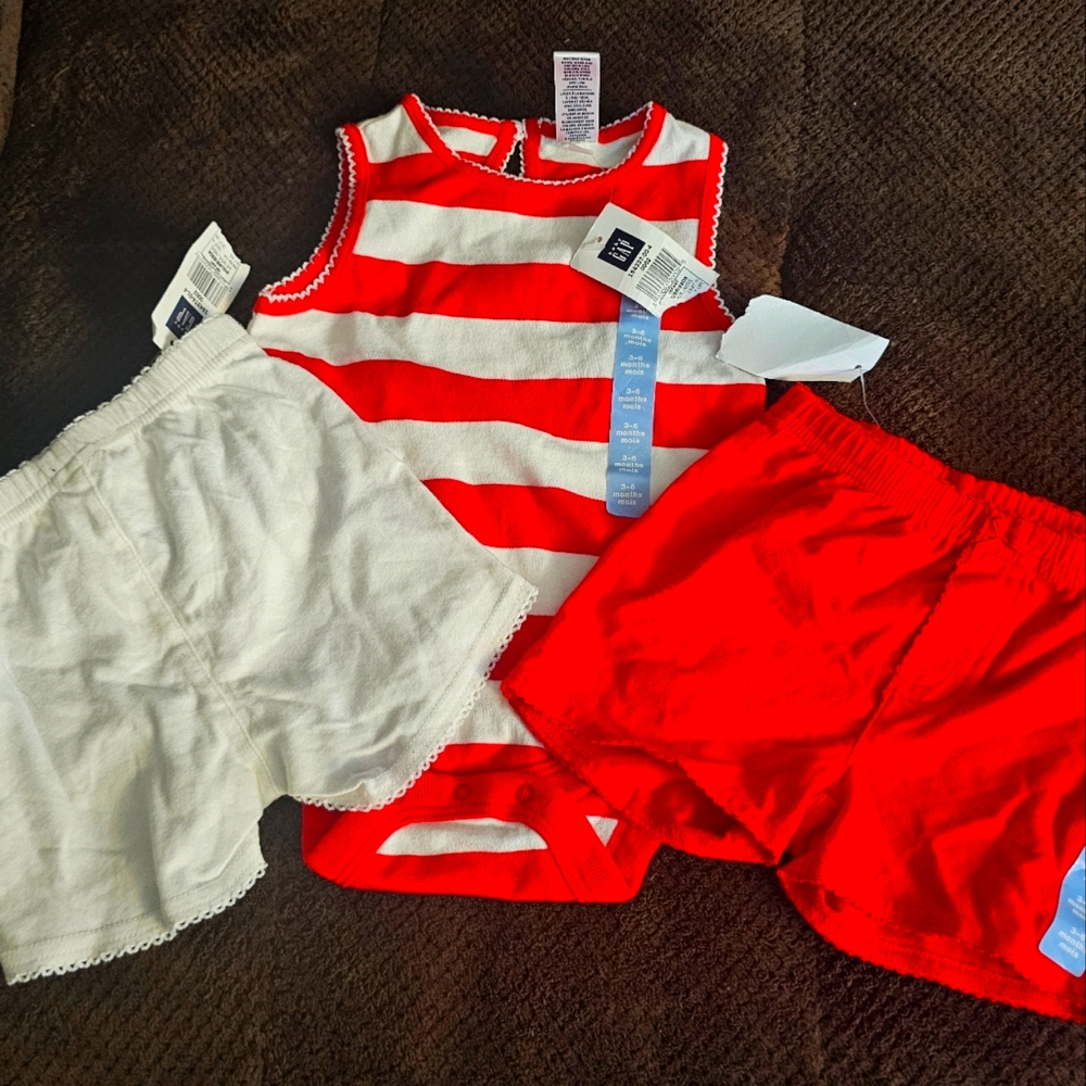 Summer one piece with two pairs of shorts